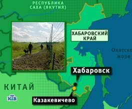 Казакевичево хабаровский край карта