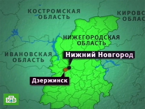 Нижегородская область г дзержинск карта