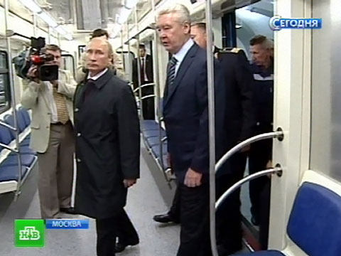 Путин в метро