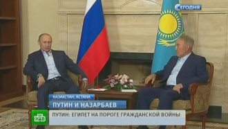 Путин и Назарбаев обсудили неудачный запуск <nobr>«Протона-М</nobr>»