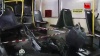 Выбитые стекла и следы крови: следователи изучают взорванный автобус
