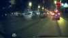 Столкновение Volkswagen и мотоцикла на Кутузовском снял видеорегистратор
