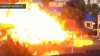 Мощный взрыв на заправке в Махачкале попал на видео