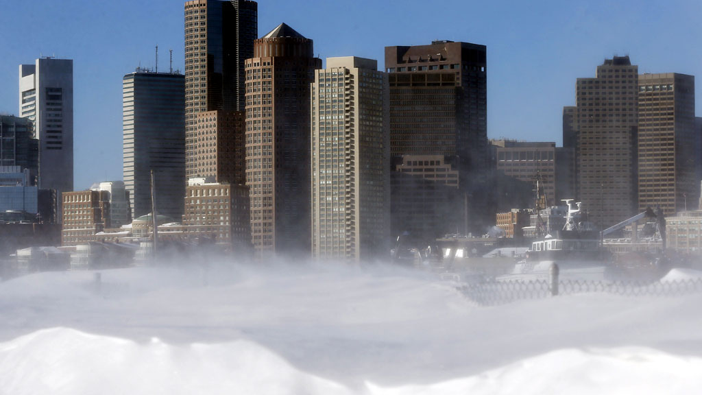 Снежная буря сша