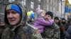 В Киеве сотни обманутых силовиков перекрыли Крещатик 