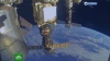 В Роскосмосе объяснили появление знамени Победы на МКС до стыковки с «Прогрессом»