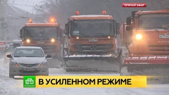 Дорожные службы Петербурга убирают снег с переменным успехом