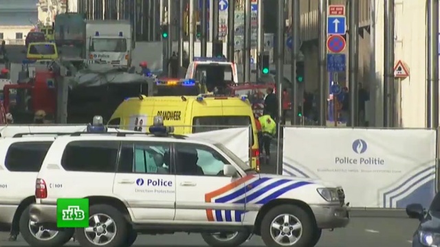 Жители Брюсселя напуганы взрывами в метро и аэропорту.Бельгия, Брюссель, аэропорты, взрывы, метро, терроризм.НТВ.Ru: новости, видео, программы телеканала НТВ