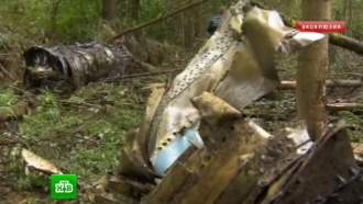 Видео с места крушения Су-27 в Подмосковье: эксклюзив НТВ