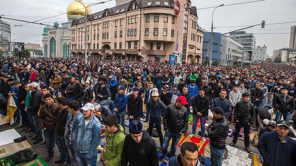 Мусульмане в москве фото