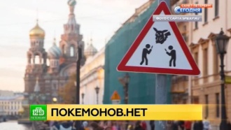 В центре Петербурга шутник озадачил автомобилистов знаком с покемоном