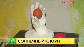 Петербургский художник рассказал, как делал слепок с руки Солнечного Клоуна