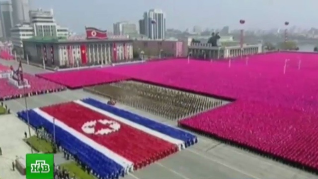 Генералы КНДР на параде пригрозили ядерным ударом по США.США, Северная Корея, запуски ракет, ядерное оружие.НТВ.Ru: новости, видео, программы телеканала НТВ