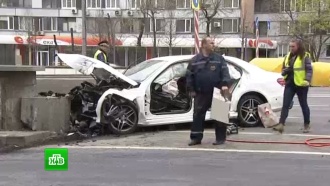 В центре Москвы в ДТП погиб водитель Mercedes
