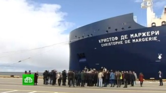 В Петербурге <nobr>танкер-газовоз</nobr> назвали именем погибшего главы Total Кристофа де Маржери