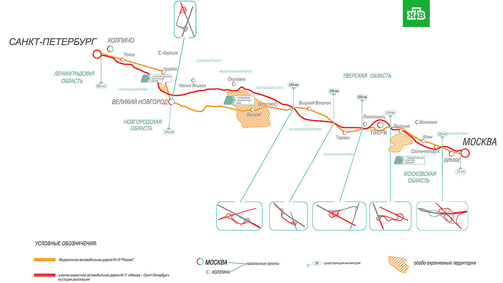 Платная трасса москва санкт петербург подробная схема
