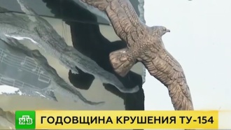 В Подмосковье открыли стелу в память о жертвах катастрофы <nobr>Ту-154</nobr>