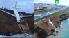 Пассажирский Boeing скатился с обрыва в Турции: видео