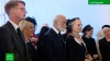 Князья Ольга и Ростислав Романовы впервые почтили память царской семьи в Петропавловском соборе