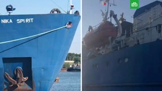 Видео задержания Украиной российского танкера