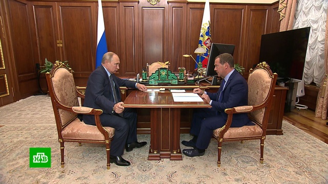 Путин поручил Медведеву «разбюрократить» финансирование нацпроектов.Медведев, Путин, бюджет РФ, нацпроекты, экономика и бизнес.НТВ.Ru: новости, видео, программы телеканала НТВ