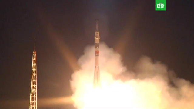 Последняя в истории ракета «Союз-ФГ» стартовала к МКС с новым экипажем.Байконур, МКС, Роскосмос, космонавтика, космос.НТВ.Ru: новости, видео, программы телеканала НТВ