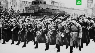 Исторический парад на Красной площади 