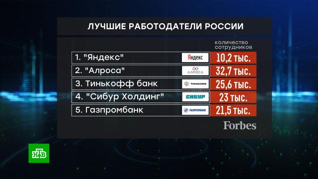 «Яндекс» возглавил рейтинг лучших работодателей по версии Forbes.Яндекс, компании, работа, рейтинги.НТВ.Ru: новости, видео, программы телеканала НТВ