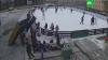 Новогодняя арка рухнула на людей в Петрозаводске: видео