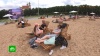 Главную площадь Вильнюса превратили в пляж