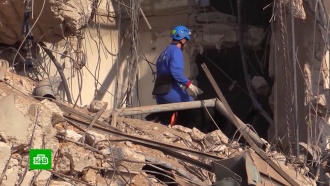 Как российские спасатели и врачи работают на развалинах Бейрута