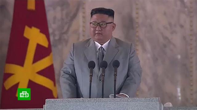 Ким Чен Ын поблагодарил народ за «отсутствие коронавируса в КНДР».Ким Чен Ын, Северная Корея, коронавирус, парады, торжества и праздники.НТВ.Ru: новости, видео, программы телеканала НТВ