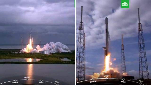 SpaceX установила рекорд по единовременному выводу спутников на орбиту.Илон Маск, США, запуски ракет, космос, спутники.НТВ.Ru: новости, видео, программы телеканала НТВ