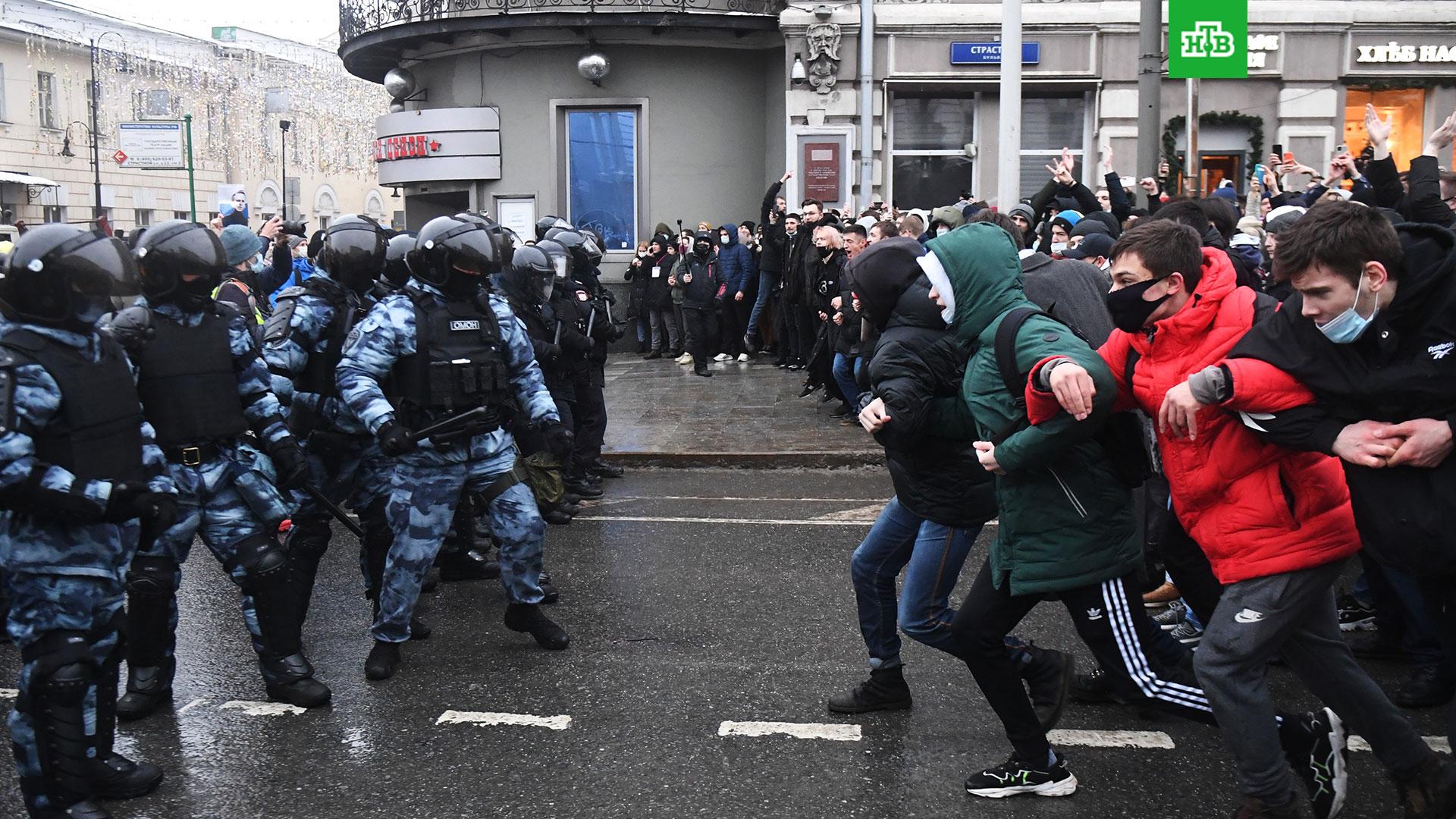 навальный митинг москва