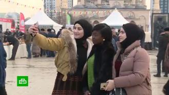 Чеченский телеканал взял на работу студентку из Африки