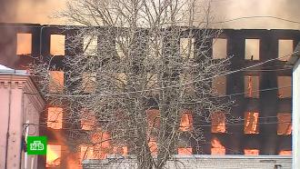Здание сгоревшей «Невской мануфактуры» хотят восстановить