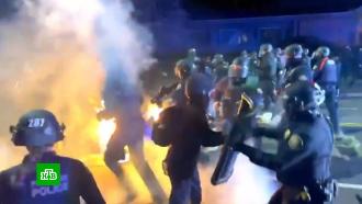Погромы и беспорядки в Портленде сняли на видео