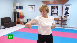 Красноярский тренер обучает боевым искусствам женщин пенсионного возраста