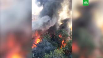 Мощный пожар в Оренбурге: есть пострадавшие 
