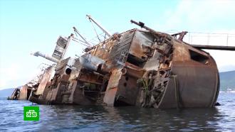 В акватории Магадана расчищают кладбище кораблей