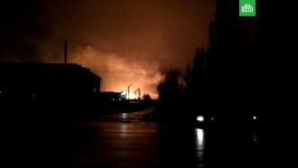 Взрыв и пожар произошли на заводе в Липецке