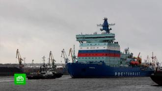 Ледокол «Сибирь» отправили на тест-драйв в Финский залив