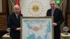 Эрдогану подарили карту с Сибирью и Средней Азией в составе «тюркского мира» 