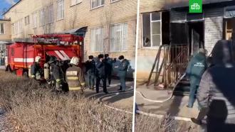 Двое погибли при пожаре в реанимации инфекционной больницы Астрахани