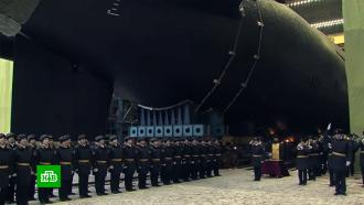 Подводную лодку «Генералиссимус Суворов» вывели для спуска на воду