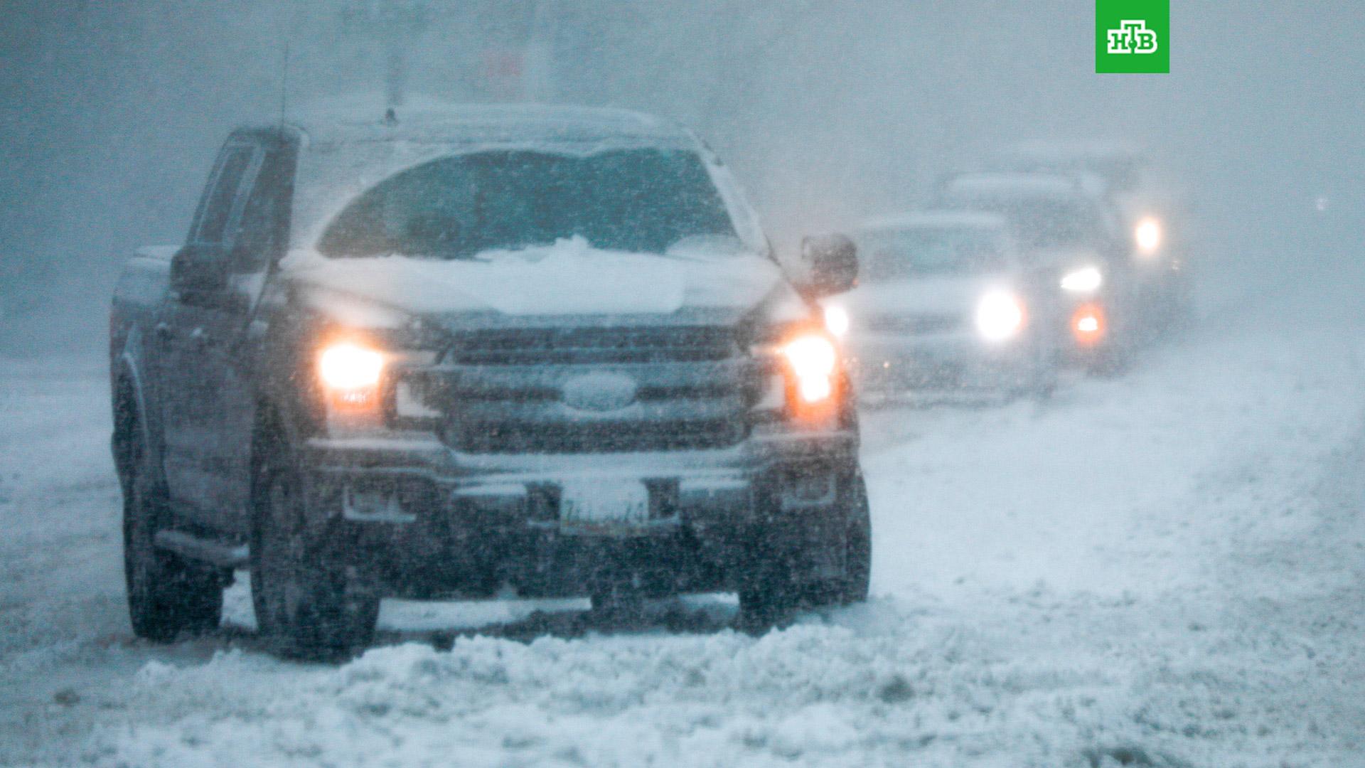 Снежная буря сша