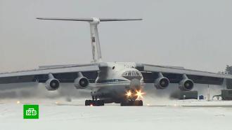 Двадцатый самолет с российскими миротворцами прибыл из Казахстана