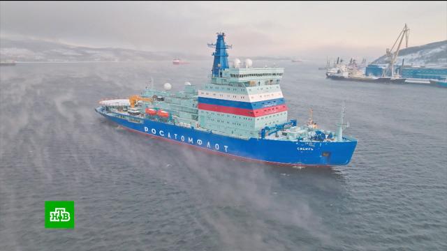 Новый атомный ледокол «Сибирь» готов к выходу из Кольского залива.корабли и суда.НТВ.Ru: новости, видео, программы телеканала НТВ