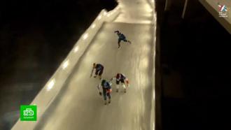 В Ленобласти россияне достойно выступили на ЧМ по скоростному спуску на коньках