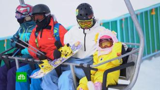Китайцы массово встали на лыжи и коньки по случаю Олимпиады